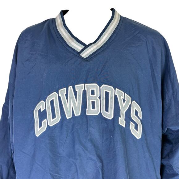 VTG 90s Dallas Cowboys Reversible Pullover Starter NFL Proline Size - Picture 3 of 8